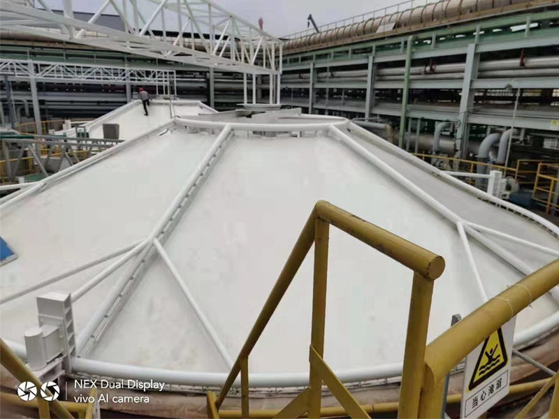 污水池反吊膜加盖