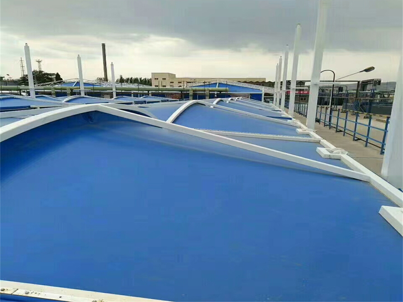 污水池反吊膜加盖