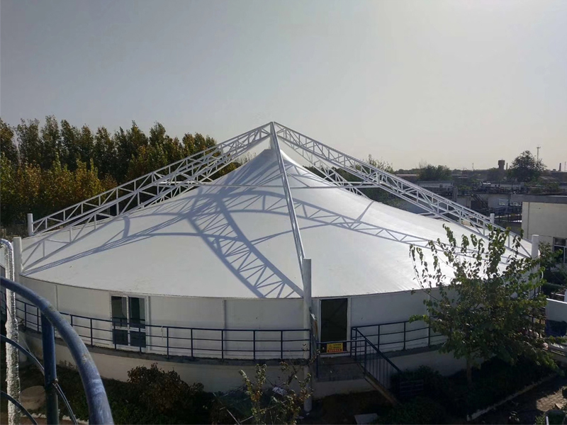 污水池反吊膜加盖