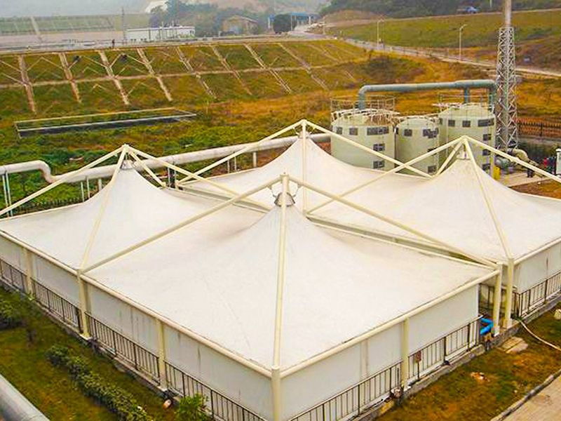 污水池反吊膜加盖