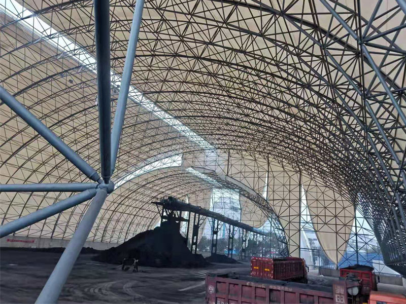 膜结构煤棚