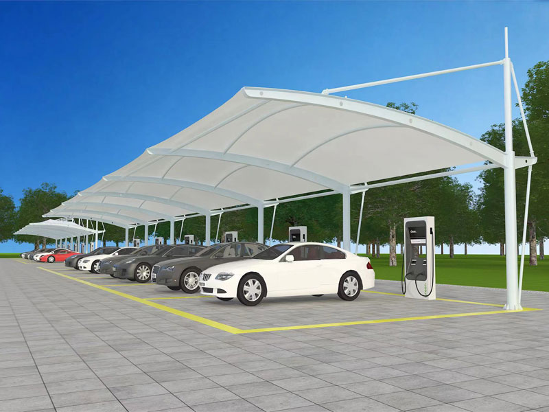 膜结构充电桩