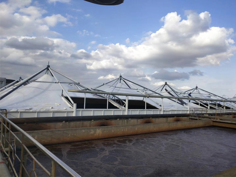 污水池反吊膜加盖